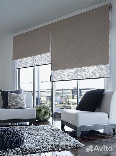 Рулонные шторы и жалюзи на окна