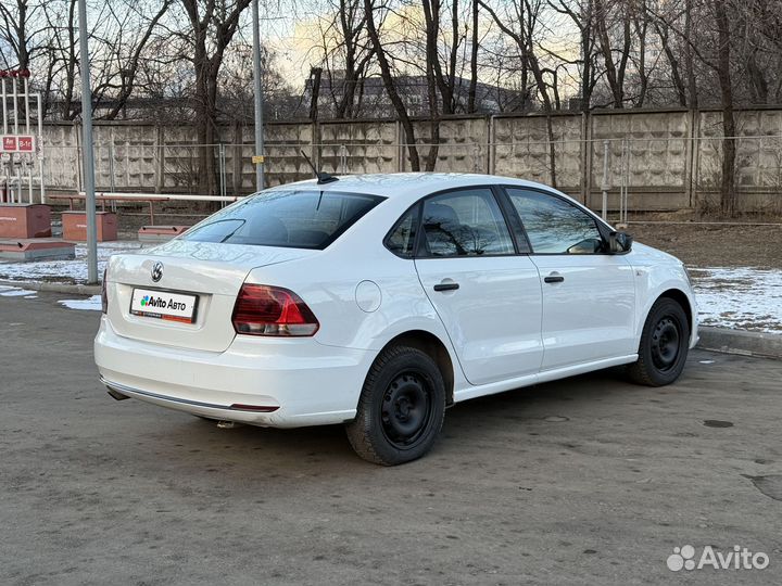 Volkswagen Polo 1.6 AT, 2020, 215 867 км