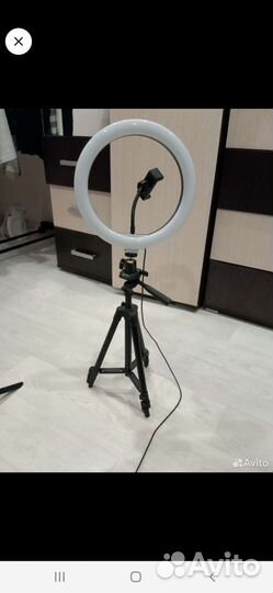 Кольцо лампа для селфи, съемки видео