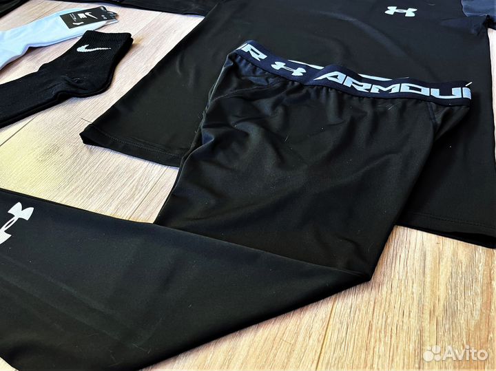 Рашгард Under Armour Black - 5/1, 2/26