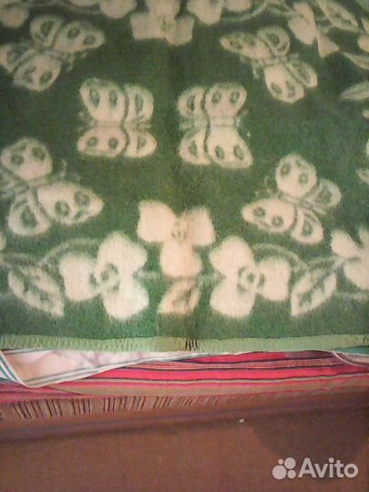 Одеяло шерстяное детское СССР