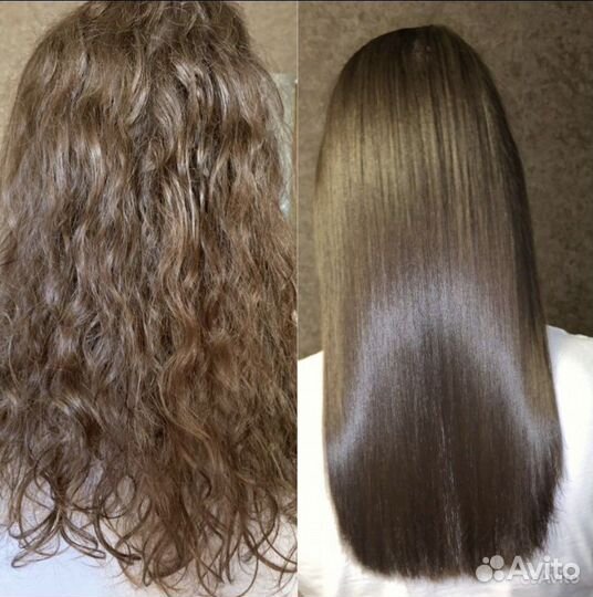 Кератиновое выпрямление волос, Ботокс волос и т.д