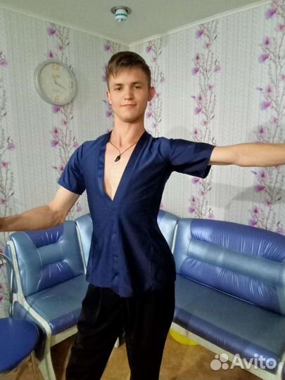 Тренировочная рубашка для спортивных танцев