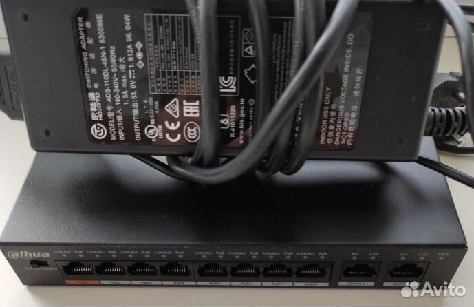 Poe коммутатор Dahua DH-pfs3010-8et-96