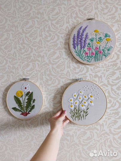 Панно вышивка на пяльцах