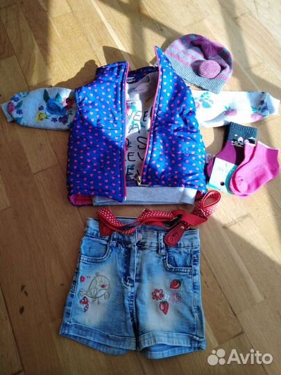 Вещи пакетом на девочку 9мес до 1,5 лет