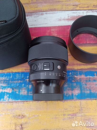 Sigma 85mm f/1.4 dg dn sony FE 2 версия