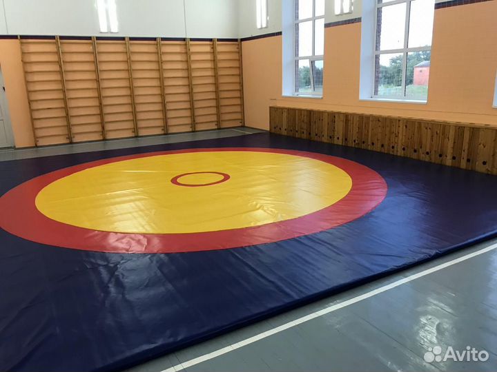 Борцовский ковер SportPanda 6х6 метров