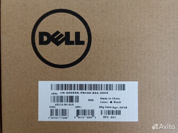 Клавиатура и мышь Dell