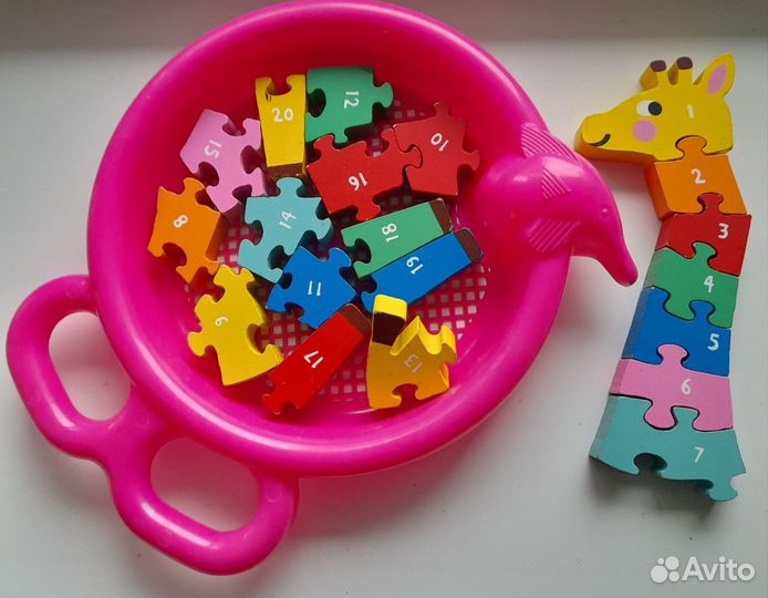 Деревяный пазл 