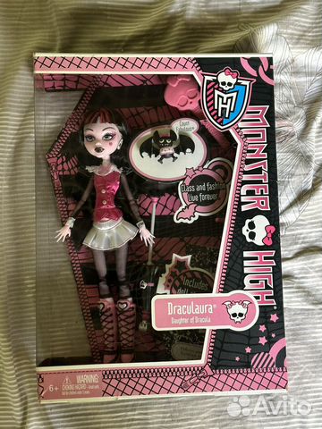 Monster high дракулаура базовая купить в Москве | Хобби и отдых | Авито