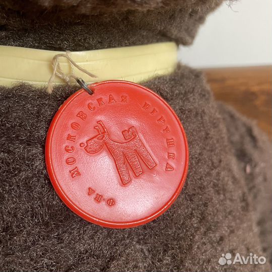 Медведь СССР игрушка мягкая опилки старинный