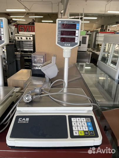 Весы торговые CAS PR-15P
