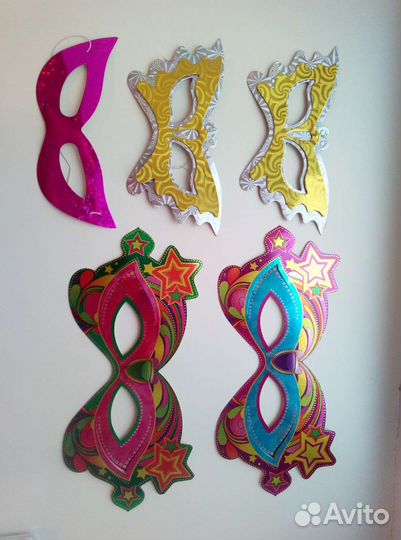 Маска картон новогодняя цена за все