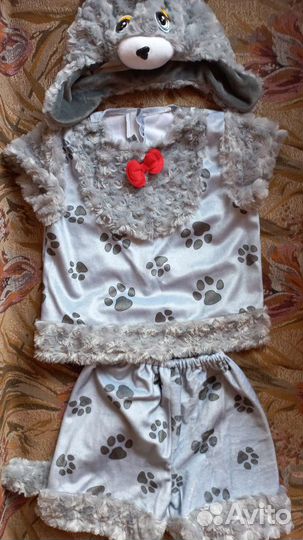 Новогодний костюм для мальчика Котик