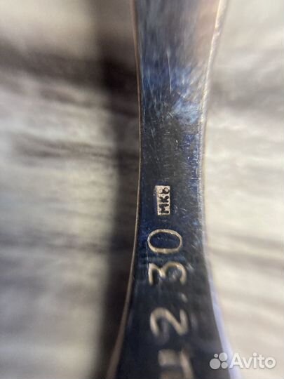 Набор чайных ложек СССР мельхиор