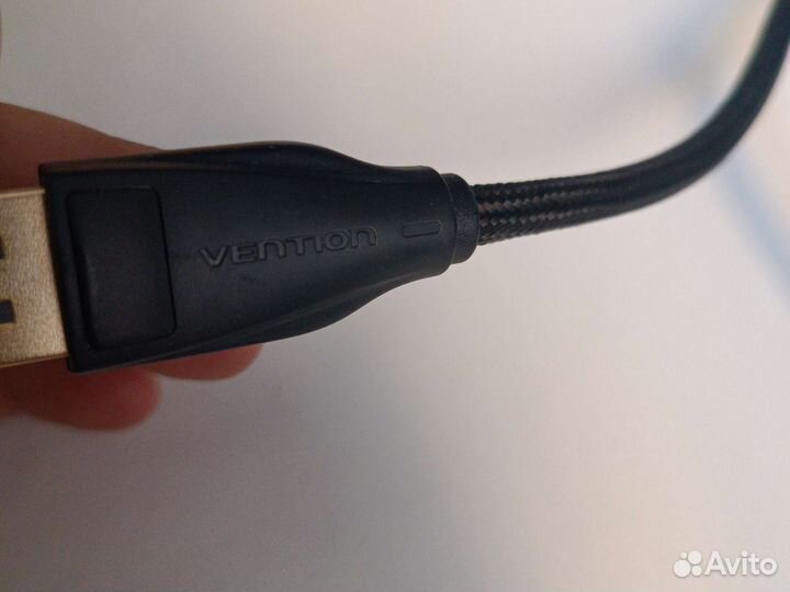 Кабель displayport v1.4 20M/20M 3м Чёрный