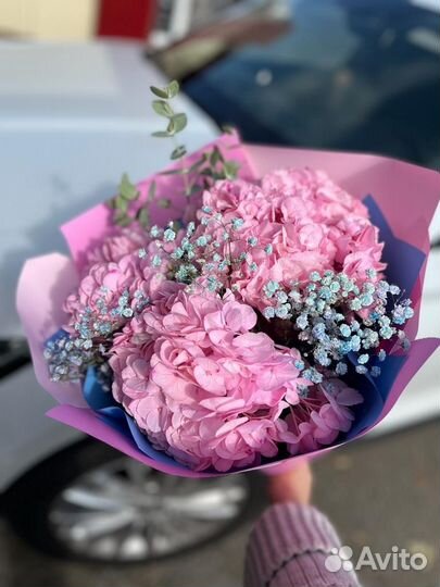 Букет из гортензий