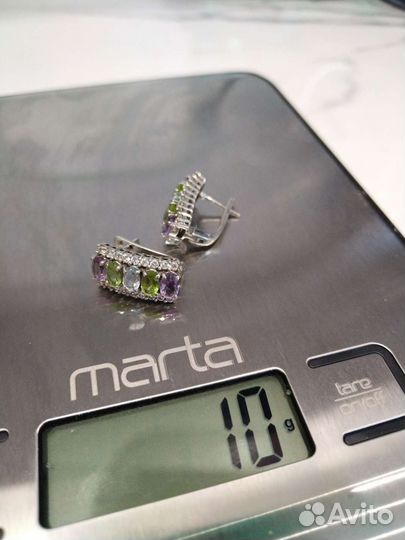 Серебряные серьги