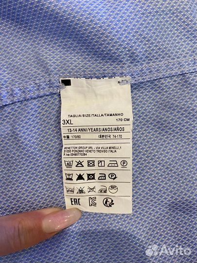 Рубашка benetton 164-168