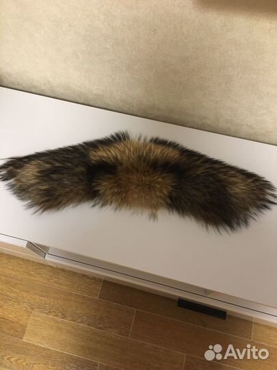 Меховой воротник енот