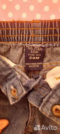 Джинсы US polo assn 24m