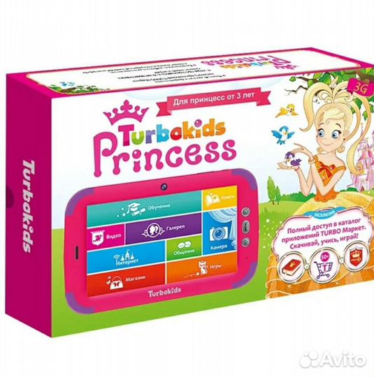 Детский планшет TurboKids Princess (3G)