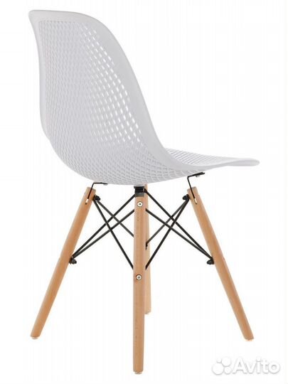 Стул ажурный в стиле eames DSW, белый, 3 шт NEW