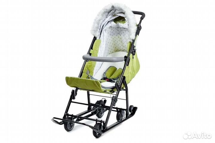 Санки-коляска Nika 7-5SK детей комбинированная Ник