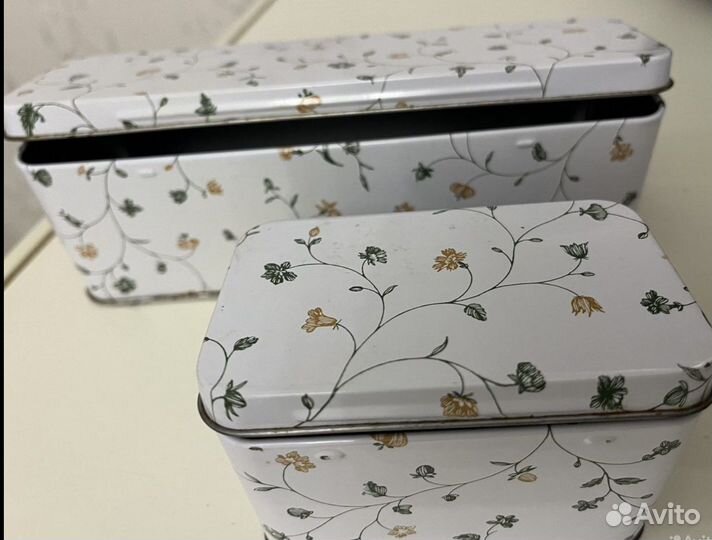 Металлические коробки IKEA 6 шт