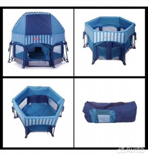 Детский манеж Jetem Sport blue