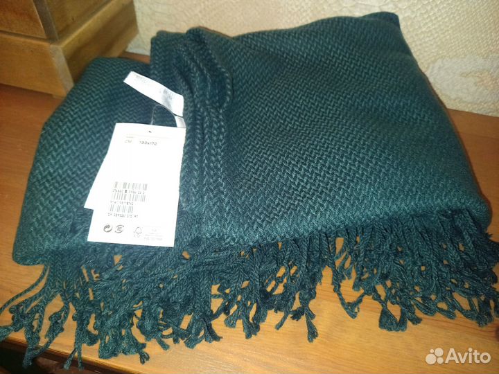 Hm home, Плед покрывало с кисточками, новое