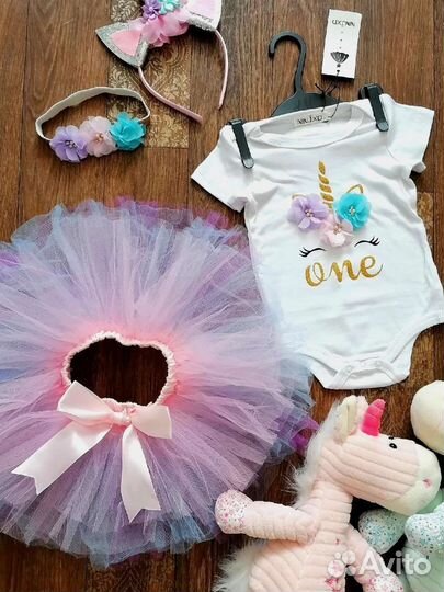Костюм единорожки на годик)