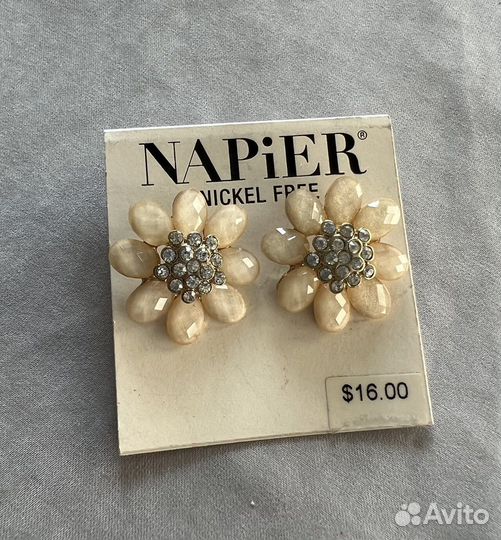 Серьги клипсы Napier