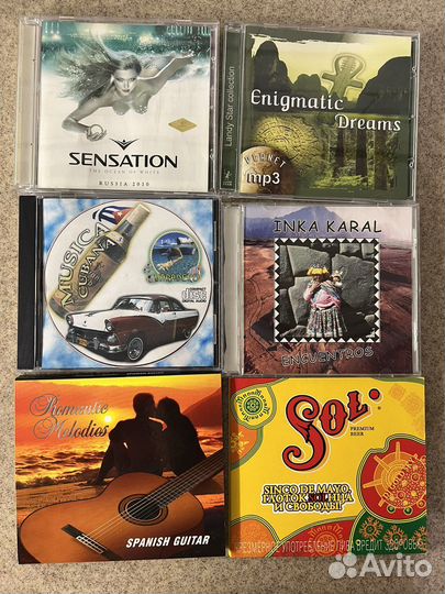 Сd MP3 диски стиль этника, энигма, sensation, Куба
