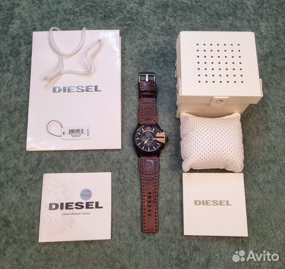 Часы Оригинальные diesel DZ4309 с кожаным ремешком