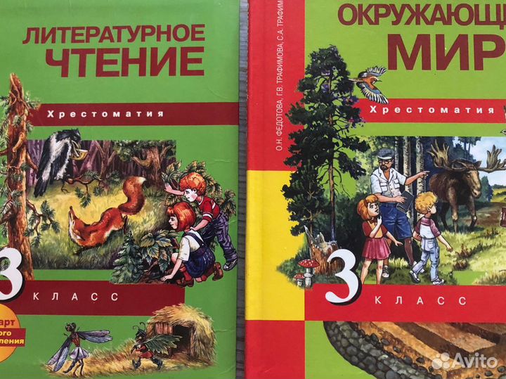 Хрестоматии по окр. миру и литературе 3 класс