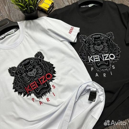 Мужская брендовая футболка Kenzo