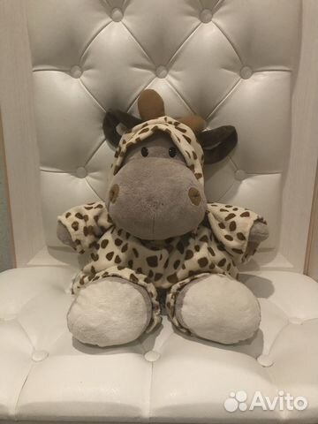 Мягкая игрушка Бегемотик в Костюме Жирафа