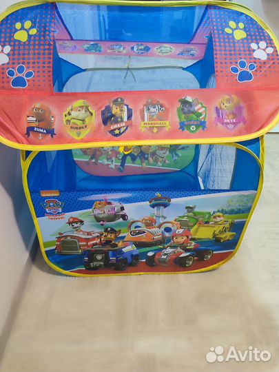 Детская игровая палатка щенячий патруль