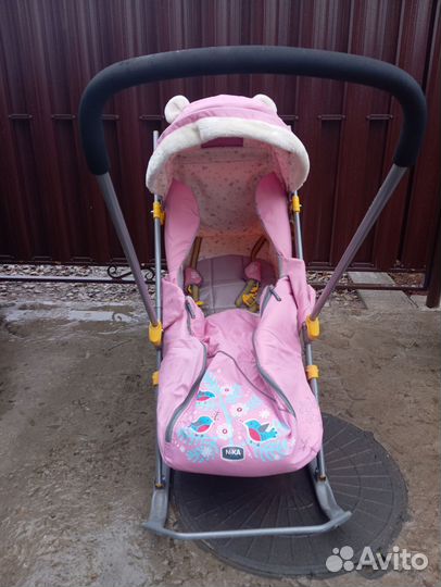 Санки коляска ника