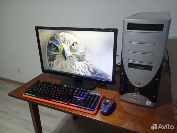 Игровой комп. Intel Core i5,16Gb,RX580, 22”