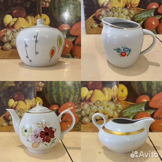 Сахарница молочник Стаканы рюмки