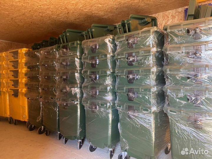 Мусорные Контейнеры 1100л с крышкой опт розница