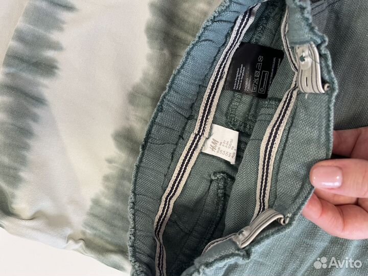 Футболка Zara 92, шорты H&M 98