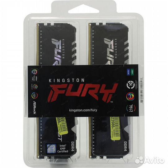 Оперативная память ddr4 Kingston 32gb xmp 3600