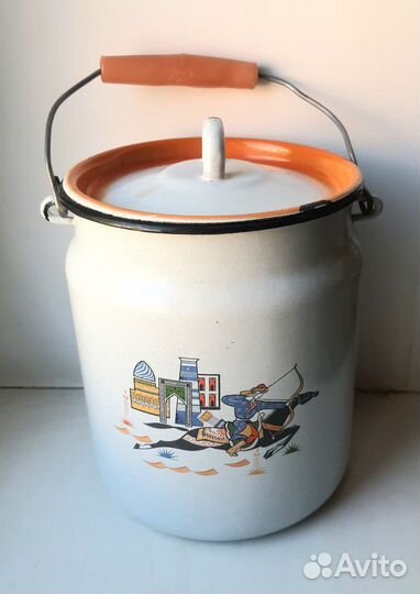 Бидон эмалированный