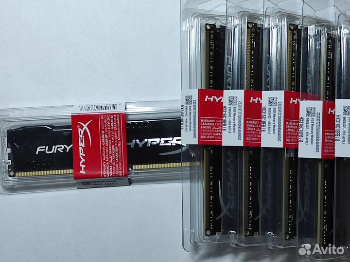 Оперативная память Kingston DDR3 8Гб, 1600 мгц