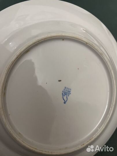 Тарелки Под второе Дулево 6 штук