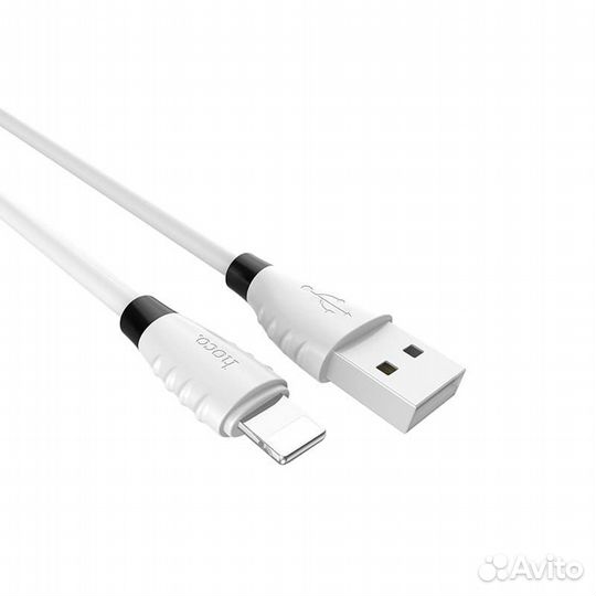 Кабель hoco X27 USB - Lightning 2.4A, 1.2m